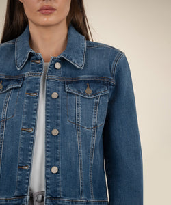 Julia Crop Denim Jacket by Kut from the Kloth