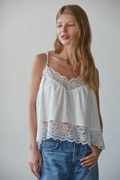 Alysee Top Woven - White