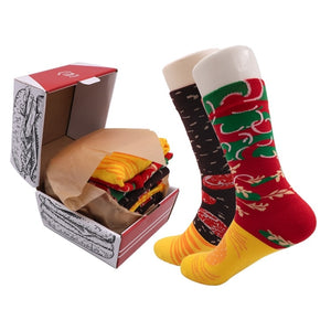 Foodie - Hamburger Socks 3 Pairs