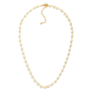Linked Pearl Necklace