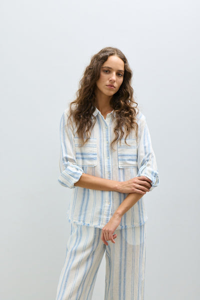Chase Shirt/Gradiant Bleu Stripe