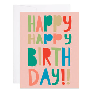 Happy Birthday Type