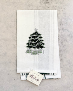 Tree and Presents on Evergreen Due Fragole Kitchen Towel (COL.50 RIC.ABTPC09)