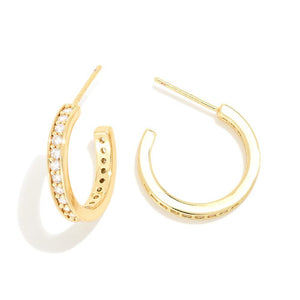 CZ Hoop Earrings