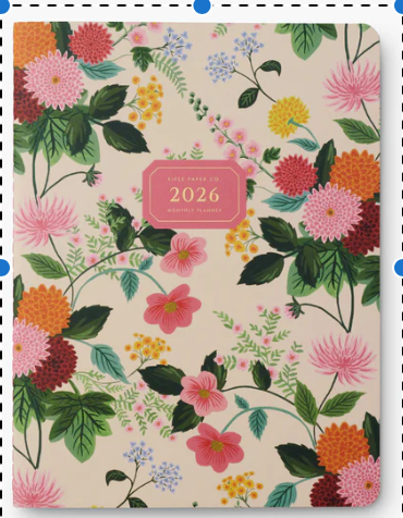 2026 Dahlia 12-Month Appointment Notebook