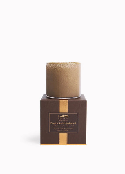 Lafco 15.5 oz Pumpkin Seed and Sandalwood Signature Candle