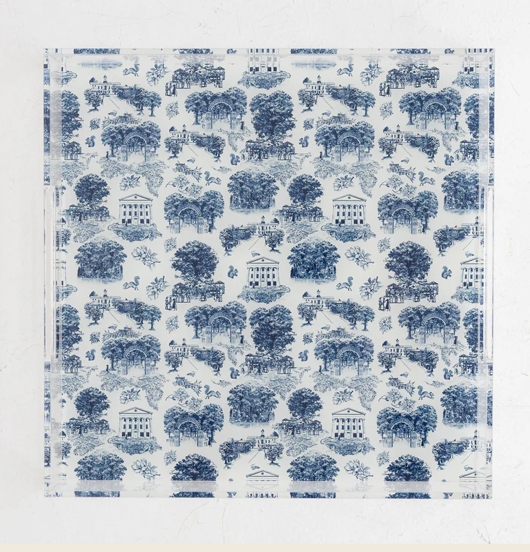 Oxford Toile Acrylic Tray
