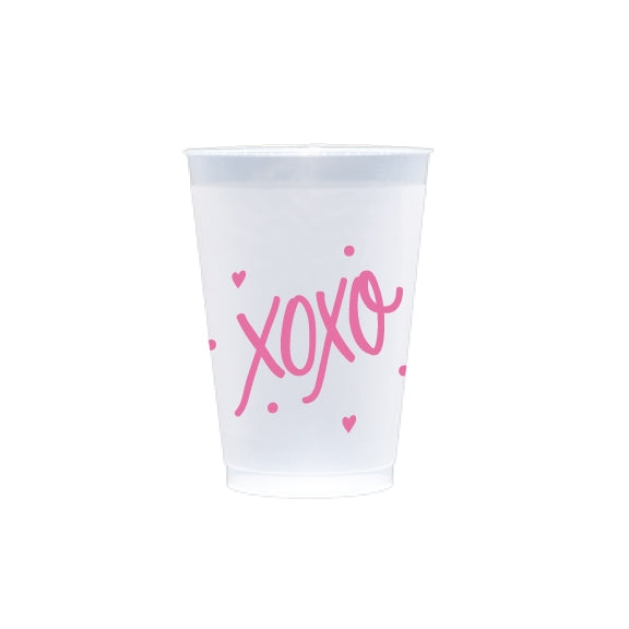 XOXO Frost Cups Pink Print