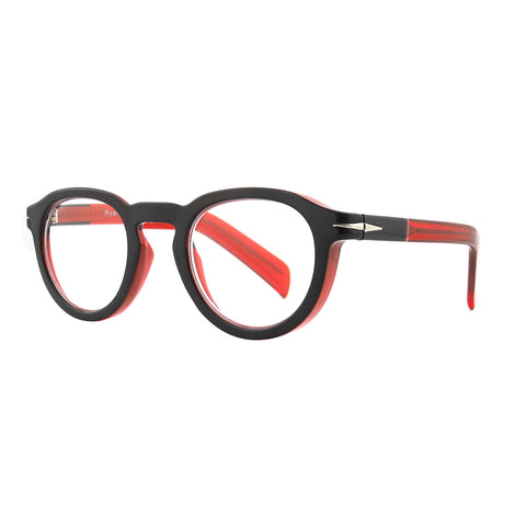 Theodore Black/Transparent Red Blue Light Readers