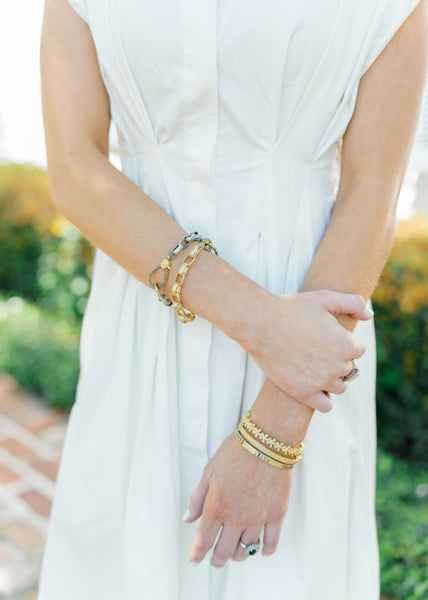 Matte Gold Monica Bracelet