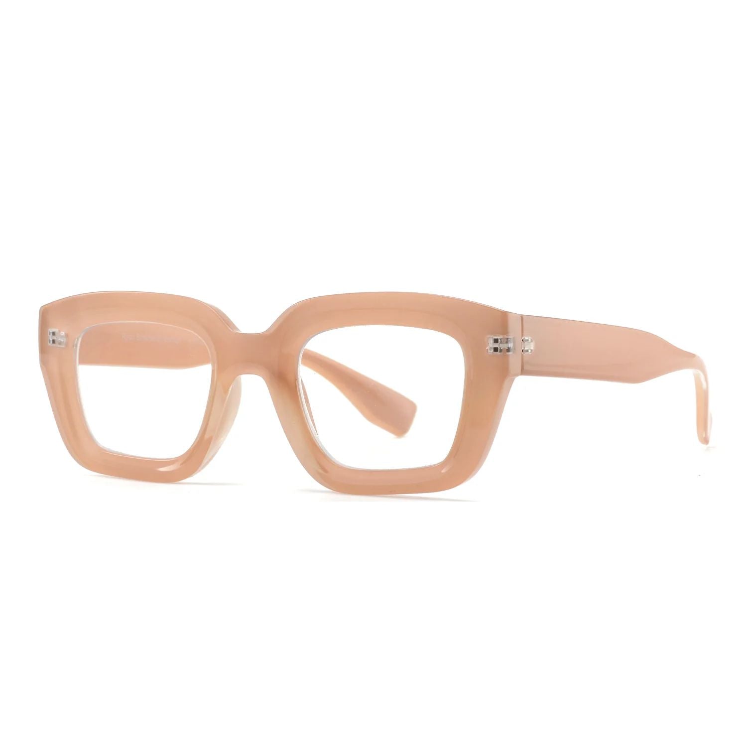 Owen Transparent Nude Blue Light Readers