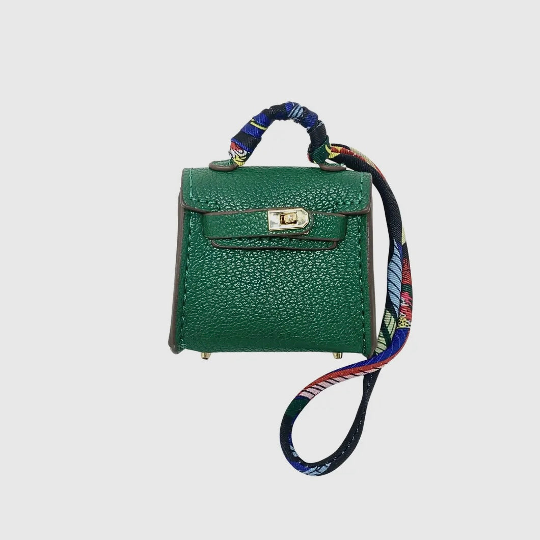Green Hamptons Mini Purse Charm