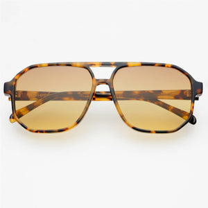 Billie ( NEW ) Unisex Aviator Sunglasses  : Tortoise / Brown