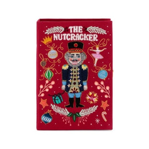 The Nutcracker (Bordeaux) Book Clutch