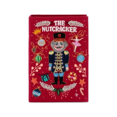 The Nutcracker (Bordeaux) Book Clutch