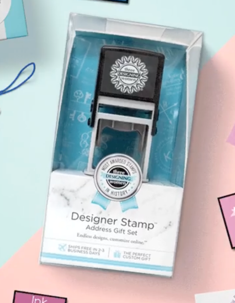 Designer Stamp Address Gift Set