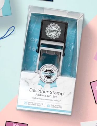 Designer Stamp Address Gift Set