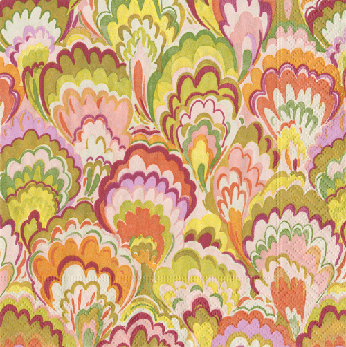 Marbled Ceramica Raspberry Napkin – Fresh Ink