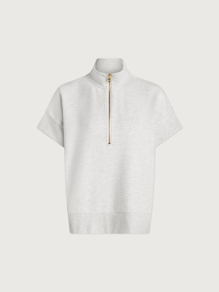 Ritchie Short Sleeve Sweat Top - Ivory