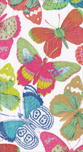 Butterflies Bright Paper Tableware