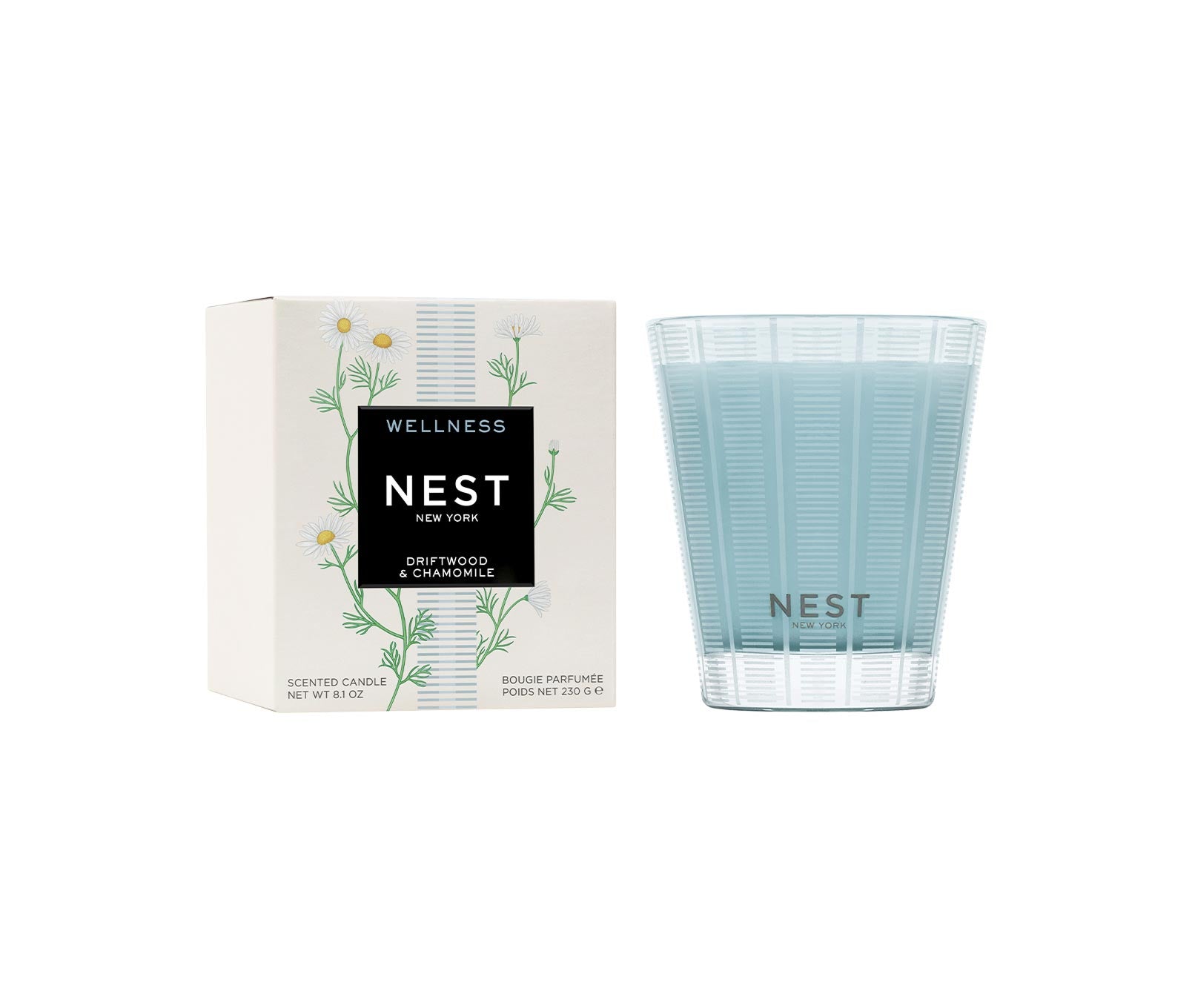 Driftwood & Chamomile - Classic Wellness Candle by Nest