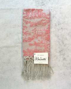 Piccola Antique Pink Fringe Guest Towel (Col. 10)