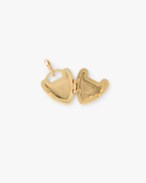 Padlock Locket - Vintage Gold