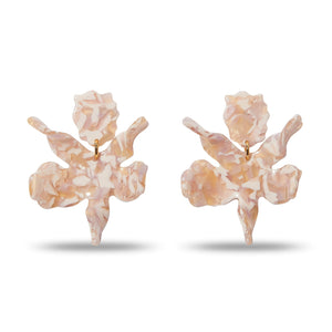 Lele Sadoughi Small Paper Lily Earrings - Blush