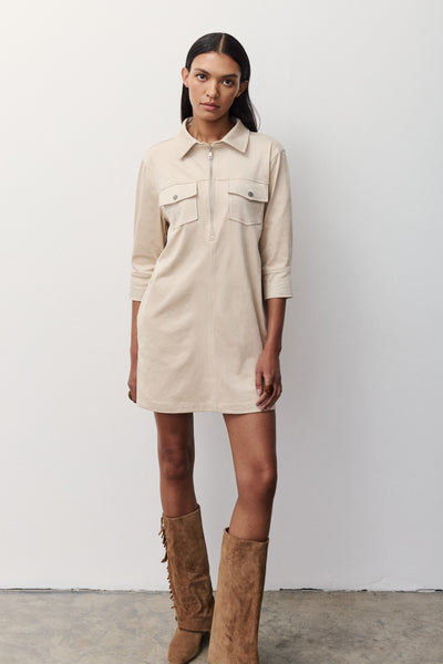 Kathlyn Dress - Light Biege
