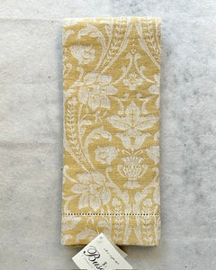 Donna Di Coppe Gold Hemstitch Guest Towel (Col. 12)