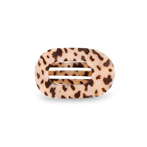 Flat Round Clip Small Blonde Tortoise by Teleties