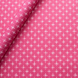 Patterned Paper Large Stars Magenta