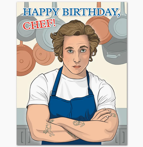 The Bear Happy Birthday Chef Card