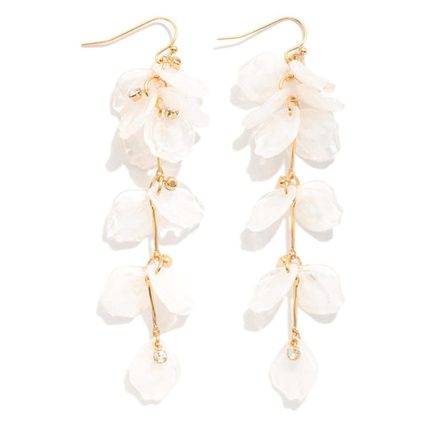 Flower Petals Dangle Earrings