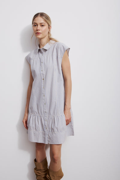Laia - Blue Pin Stripe