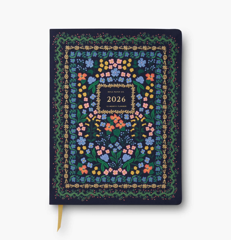 2026 Wildwood 12-Month Embroidered Bookbound Planner