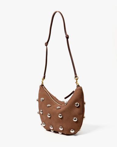 Choco Bar Color Lune - Smooth Nubuck w/ Studs Purse