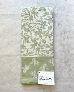 Olive Jacquard Kitchen Towel (OLIVO SELVATICO COL.77)