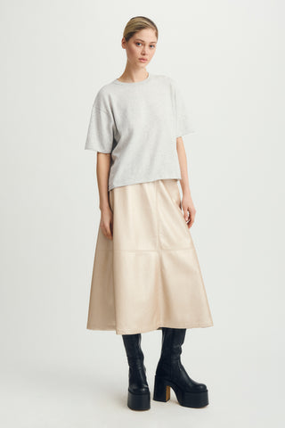 Terry Metallic Pearl Skirt