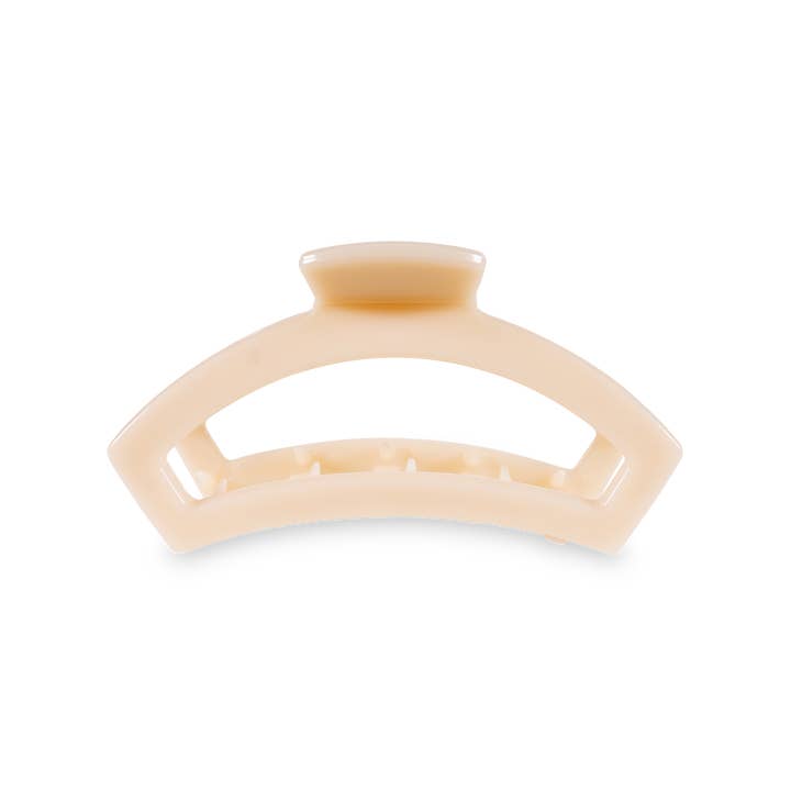 Open Clip Medium Almond Beige by Teleties
