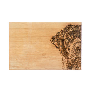 Oak Serving Board - 30cm - Labrador