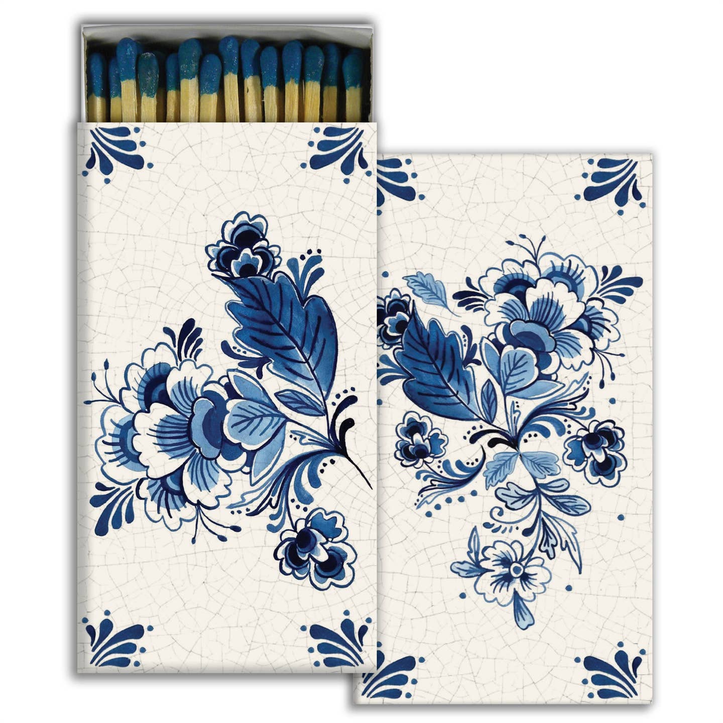 Deft Blue Flower Boxed Matches