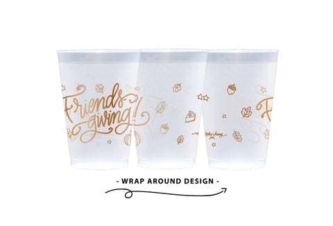 Friendsgiving Frost Flex Cups - Copper