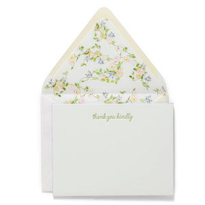 Thank You Kindly | Fancy Pants Letterpress Flat Notecards