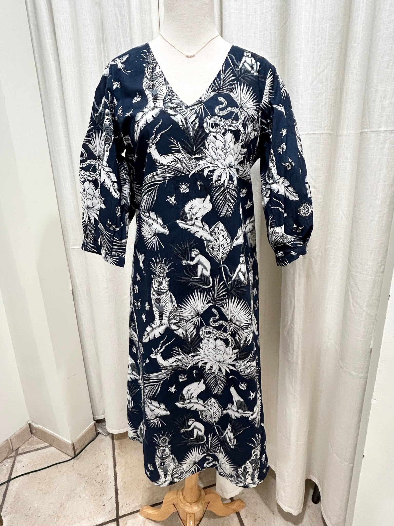 Casey Maxi Dress Royal Tiger Navy - 1 S, 1 M left!