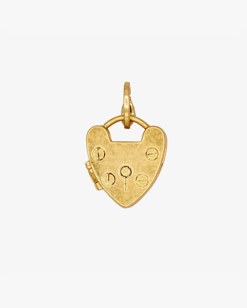 Padlock Locket - Vintage Gold