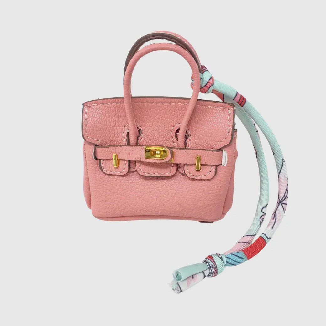 Light Pink Georgetown Mini Purse Charm