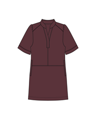 Lauryn Dark Burgundy Dress