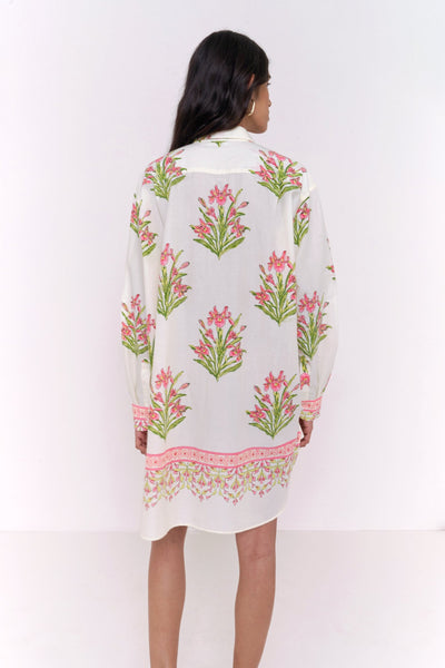 Frances Shirt Dress - Bloom