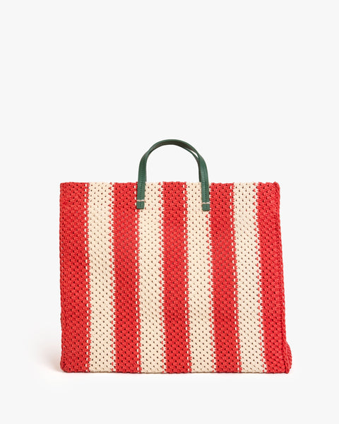 ★ ★ Poppy Summer Small Tote Bag T22F1ABG051WT TOMMY HILFIGER Poppy Summer Small Tote Safari Canvas Stripe